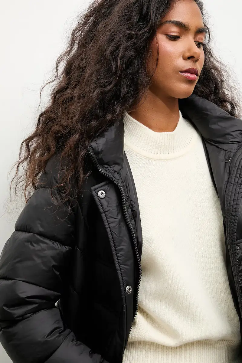 cappotto colore nero miniatura 5