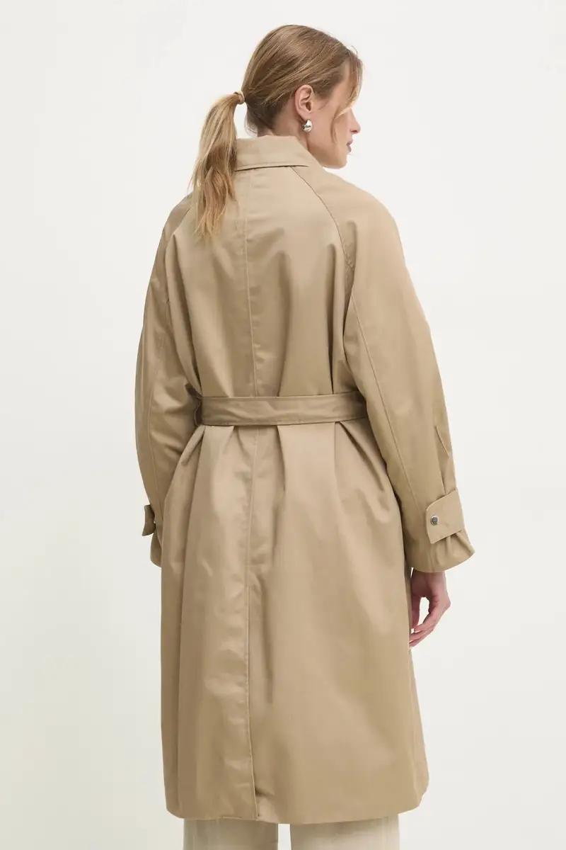 cappotto donna colore beige miniatura 3