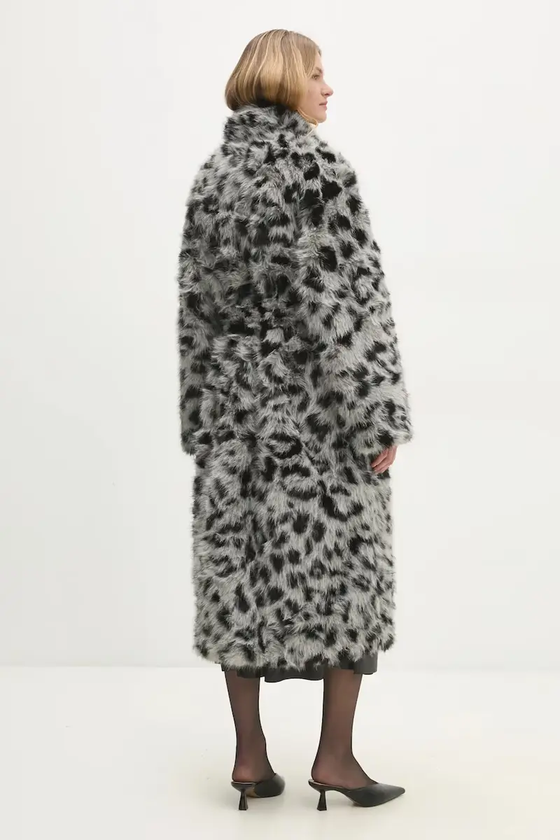 cappotto donna colore beige Grigio miniatura 3