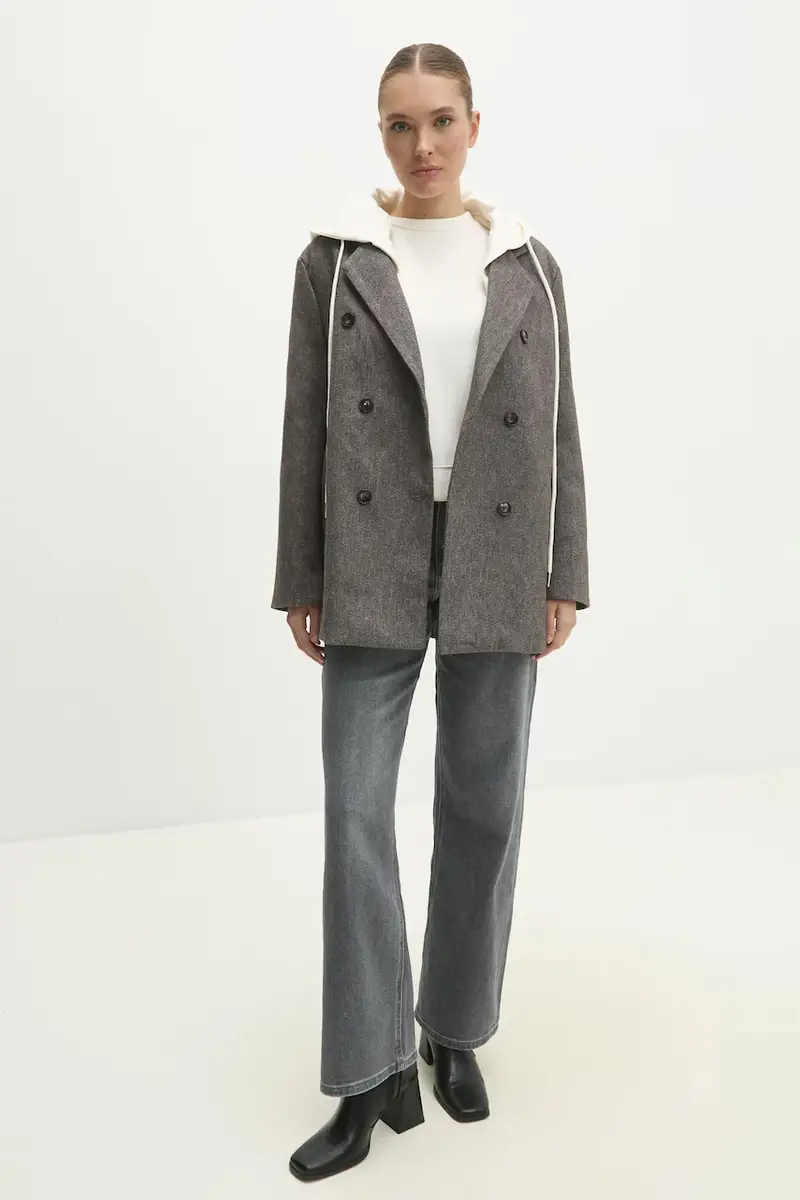 cappotto donna colore marrone miniatura 2