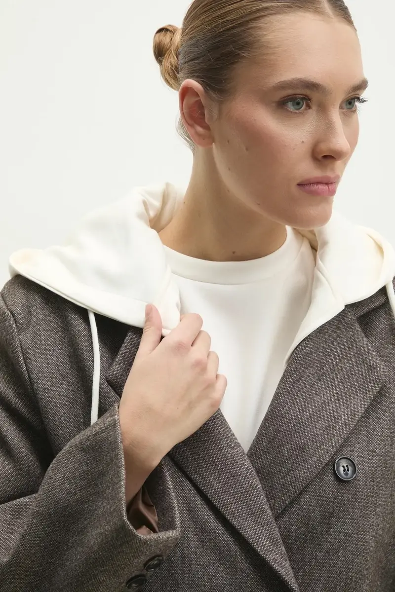 cappotto donna colore marrone miniatura 5