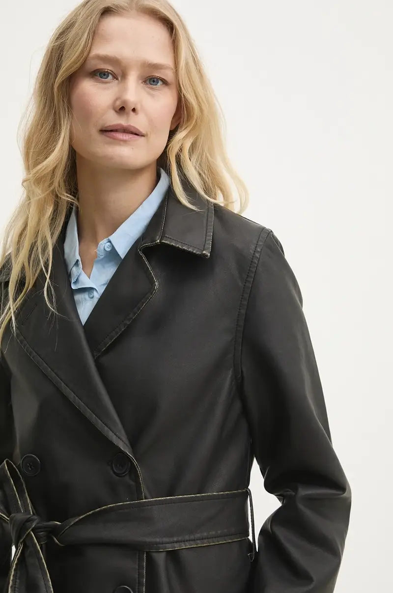 cappotto donna colore marrone miniatura 4