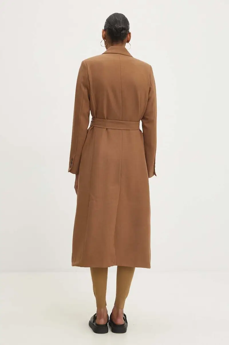 cappotto donna colore marrone miniatura 3