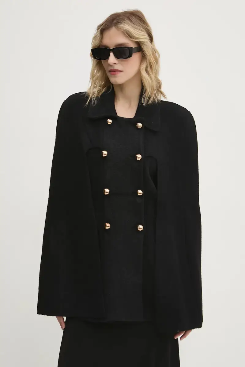 Answear Lab cappotto donna colore nero miniatura 4