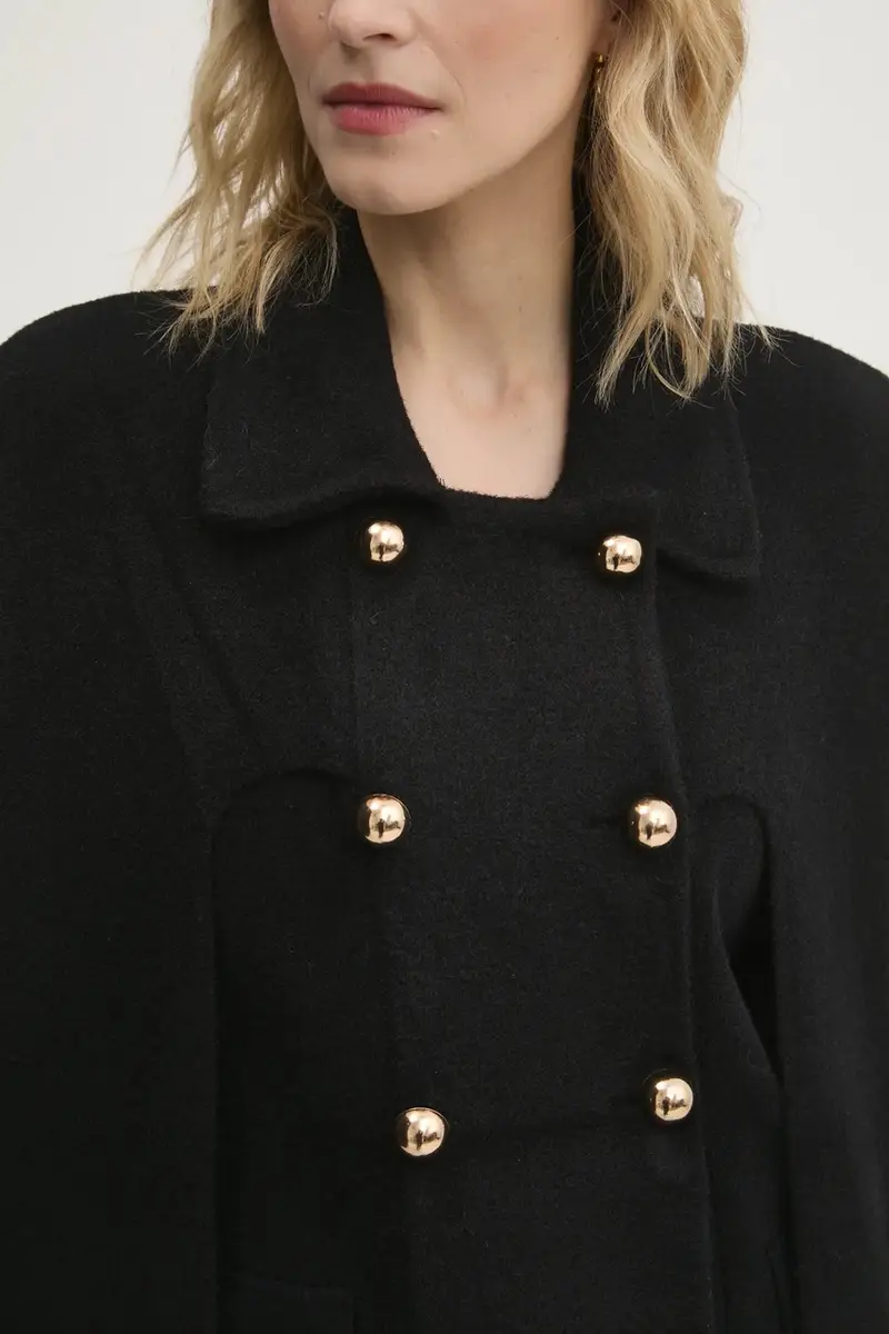 Answear Lab cappotto donna colore nero miniatura 5