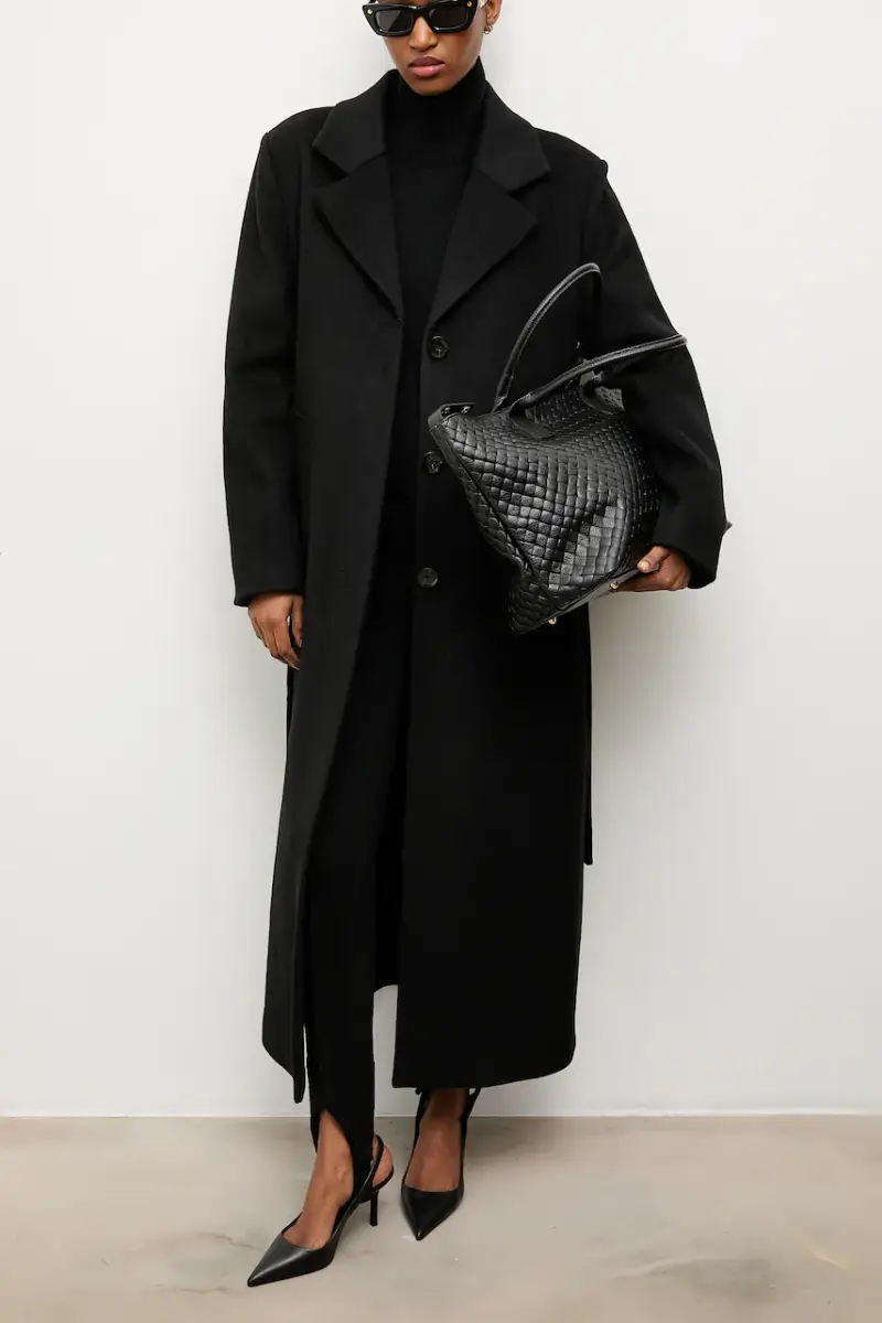 cappotto donna colore nero