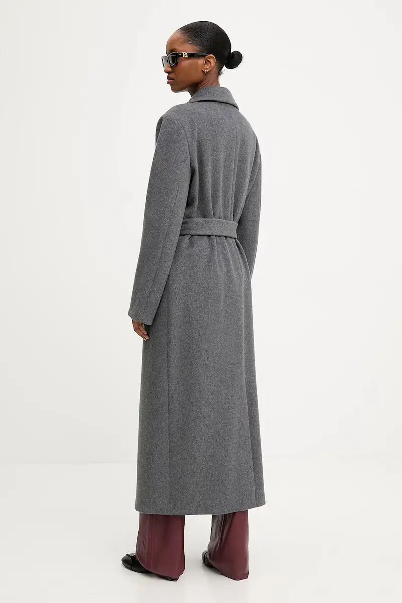 Answear Lab cappotto donna colore nero Grigio miniatura 3