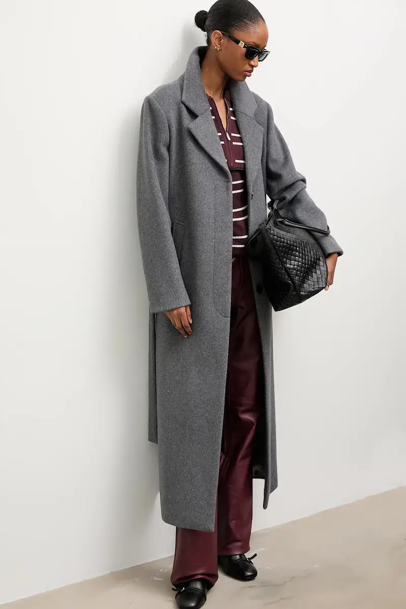 Answear Lab cappotto donna colore nero Grigio miniatura 4