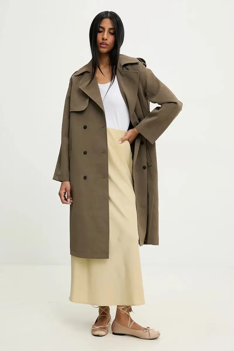 cappotto donna colore verde miniatura 2