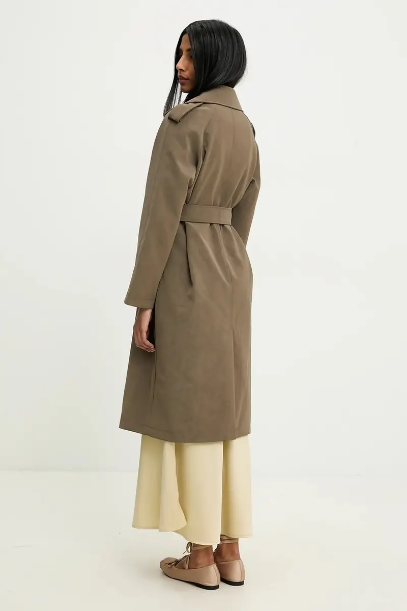 cappotto donna colore verde miniatura 3