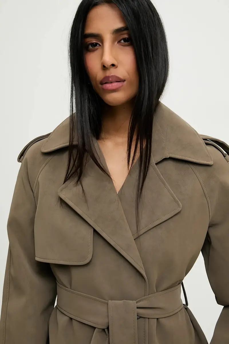 cappotto donna colore verde miniatura 5