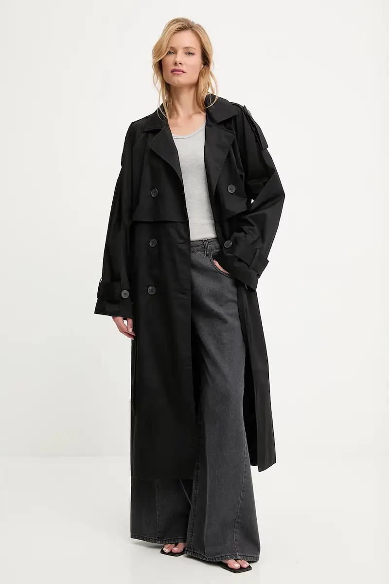 cappotto in cotone colore nero