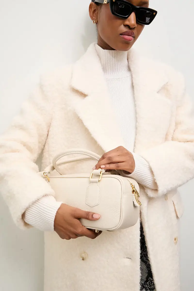 cappotto in lana Beige miniatura 5