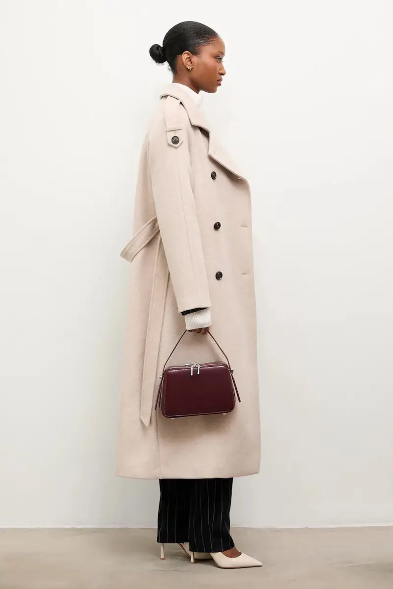 cappotto in lana Beige