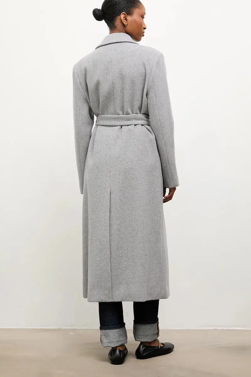 Answear Lab cappotto in lana colore nero Grigio miniatura 3