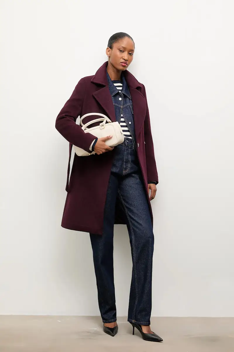 cappotto in lana Granata miniatura 5