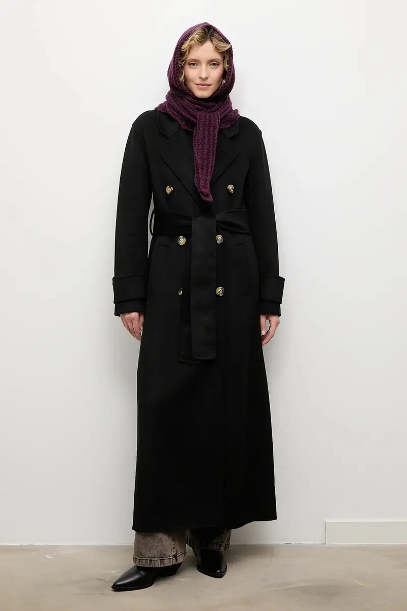 cappuccio con lana Granata miniatura 4