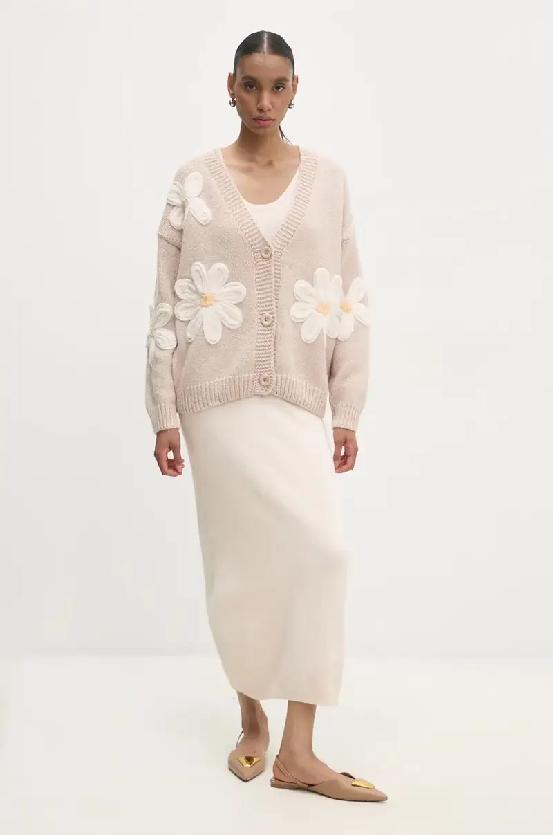 Answear.LAB Cardigan Beige 4147939 miniatura 2