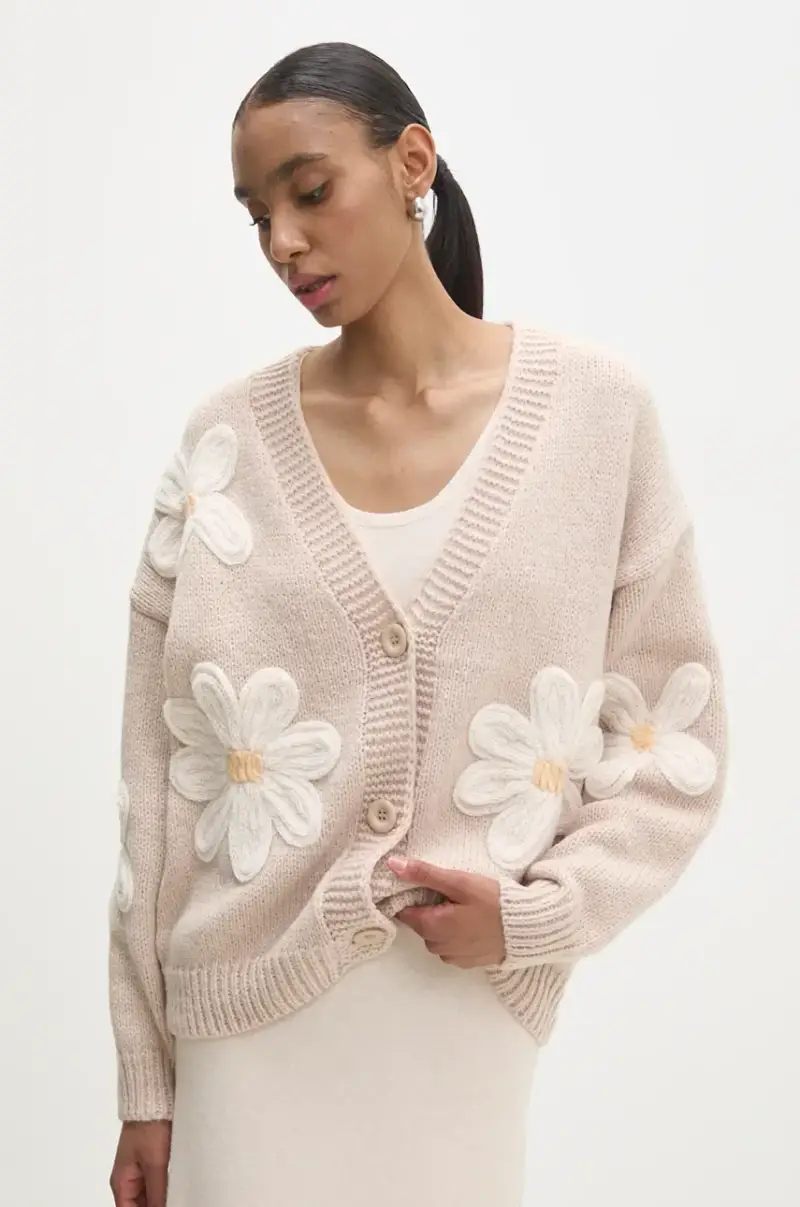 Answear.LAB Cardigan Beige 4147939 miniatura 4