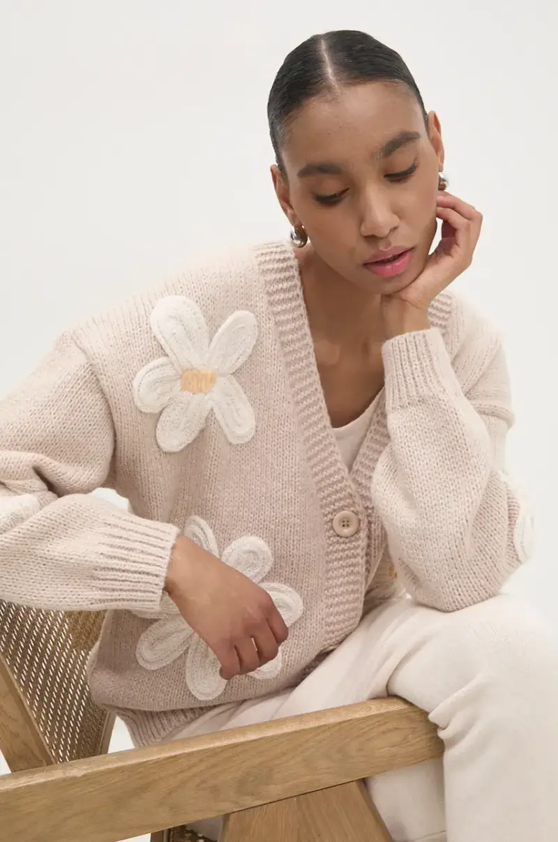 Answear.LAB Cardigan Beige 4147939