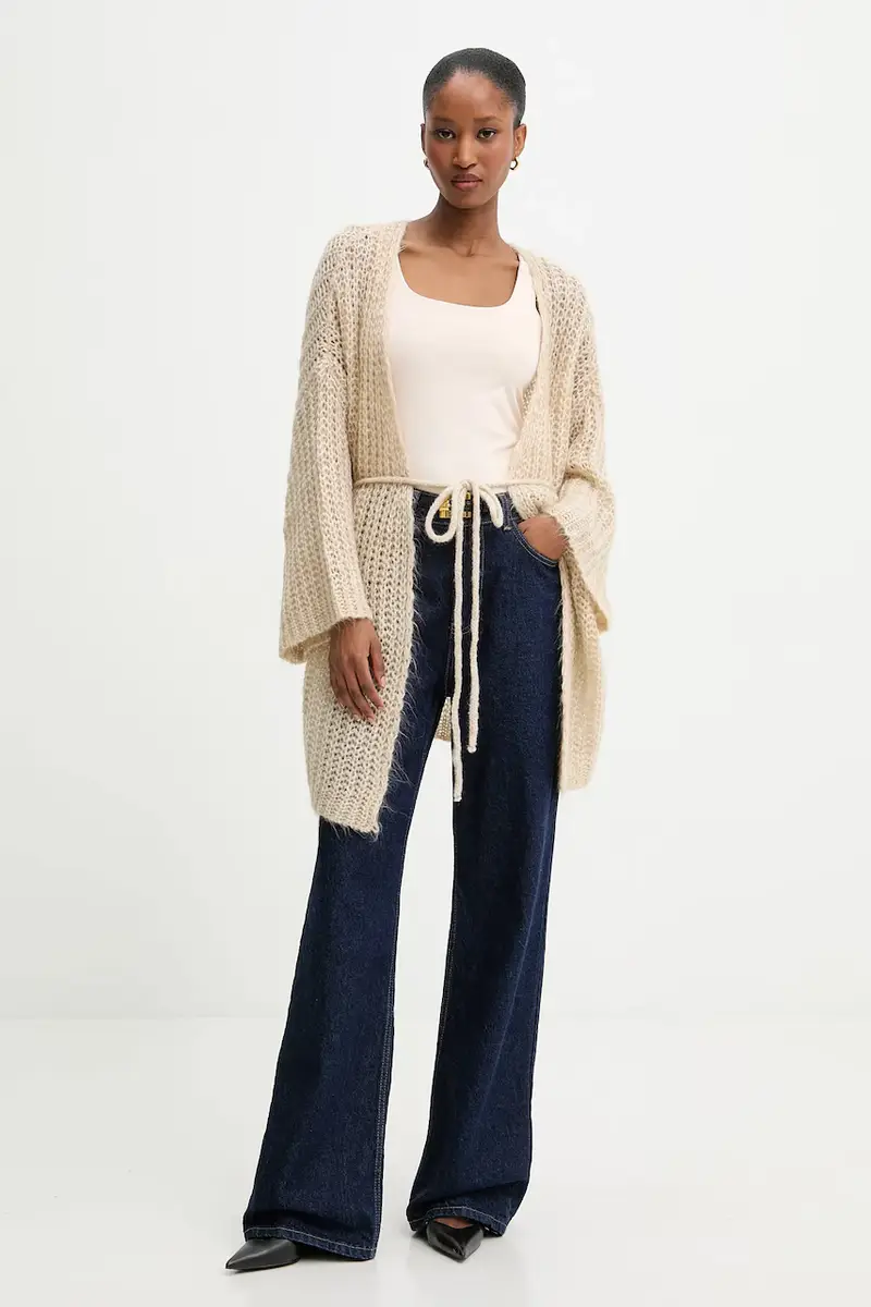 Answear.LAB Cardigan Beige 4147975 miniatura 2