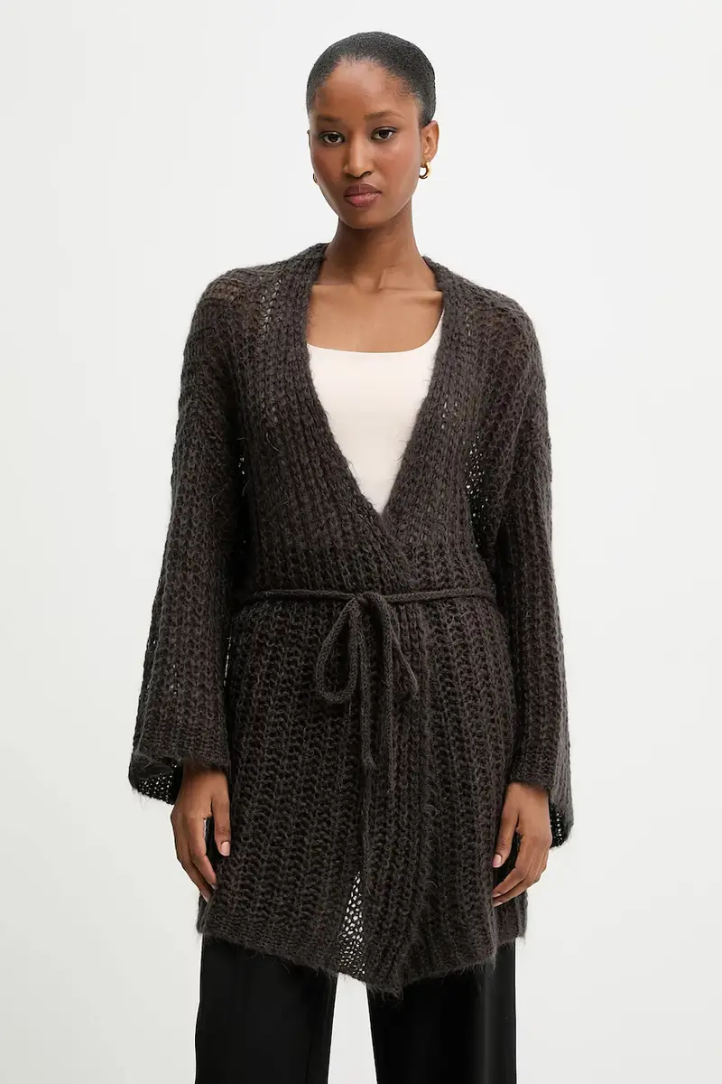 Answear.LAB Cardigan Marrone 4149173 miniatura 2