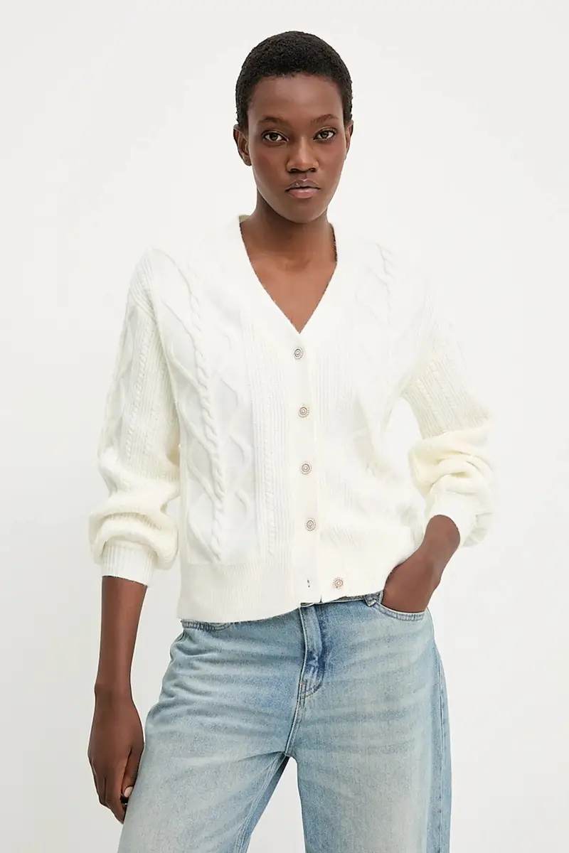 Answear.LAB Cardigan Donna Beige 3764940 miniatura 4