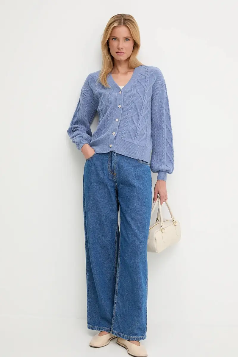 Answear.LAB Cardigan Donna Blu 3581191 miniatura 2