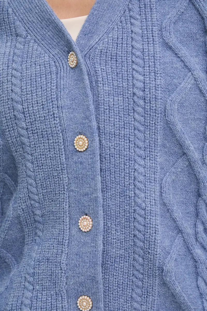 Answear.LAB Cardigan Donna Blu 3581191 miniatura 5