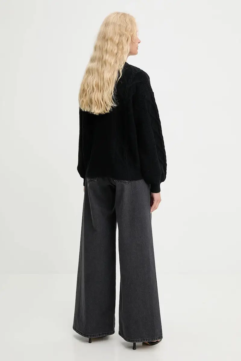 Answear.LAB Cardigan Donna Nero 3642265 miniatura 3