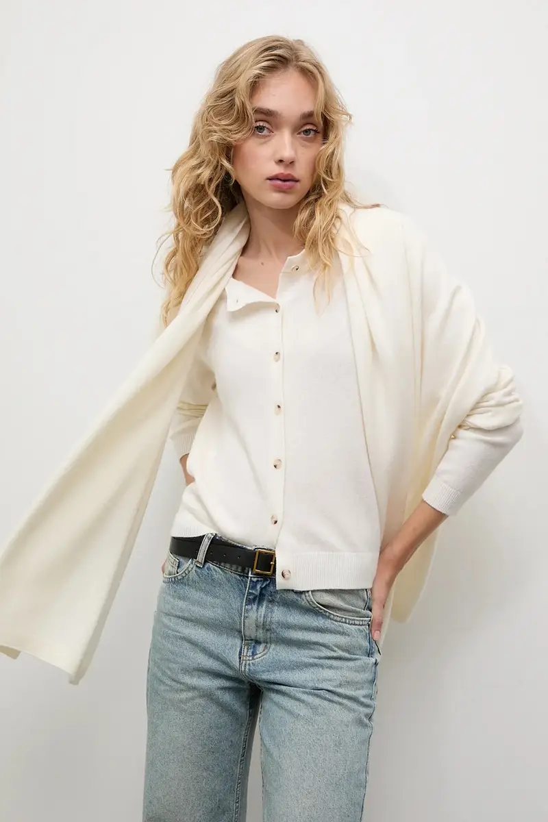 Answear.LAB Cardigan Donna Beige 3573413 miniatura 4