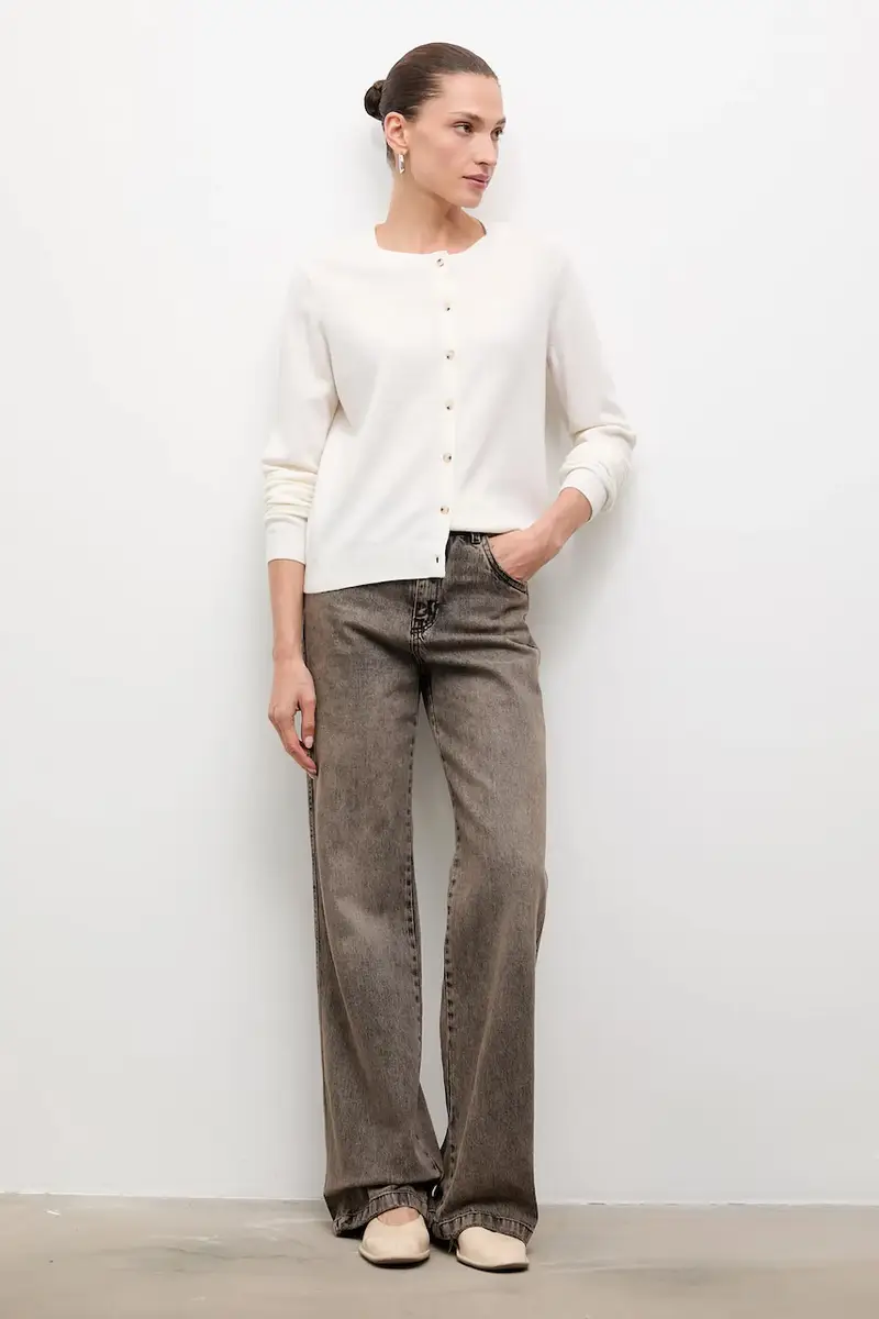 Answear.LAB Cardigan Donna Beige 3765032 miniatura 2