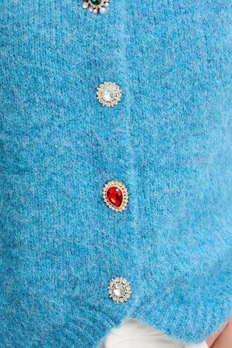 Answear.LAB Cardigan Donna Blu 3581222 miniatura 5