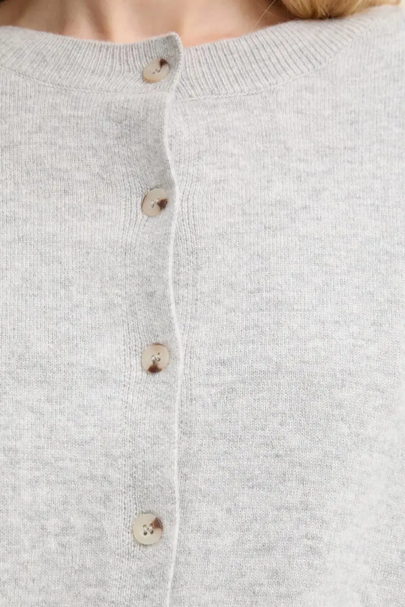 Answear.LAB Cardigan Donna Grigio 3610677 miniatura 5