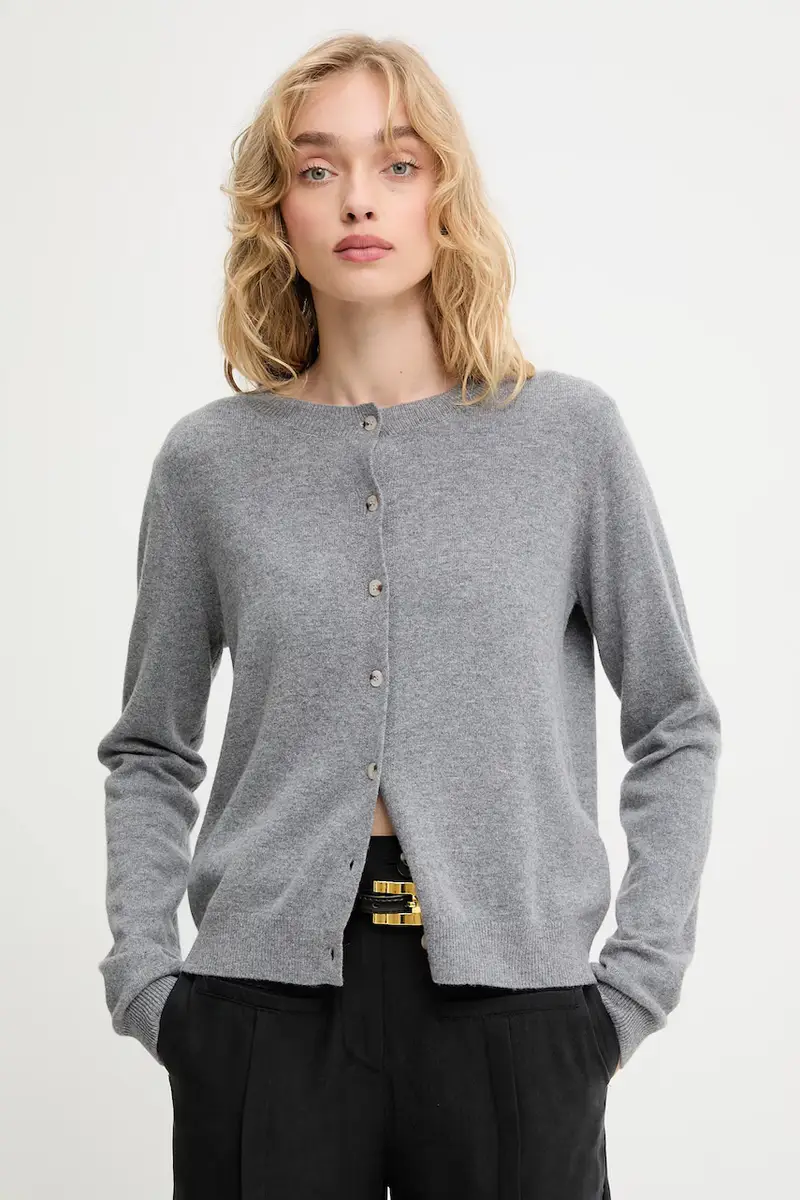 Answear.LAB Cardigan Donna Grigio 3610776 miniatura 4