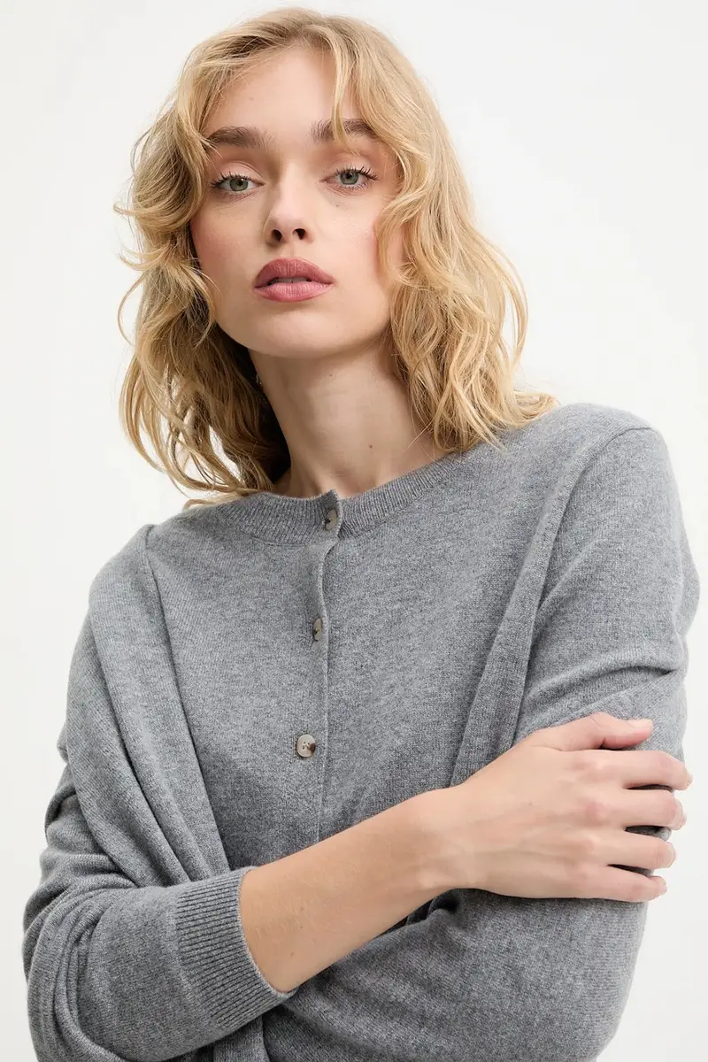 Answear.LAB Cardigan Donna Grigio 3610776 miniatura 5