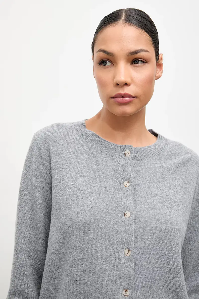 Answear.LAB Cardigan Donna Grigio 3610864 miniatura 4