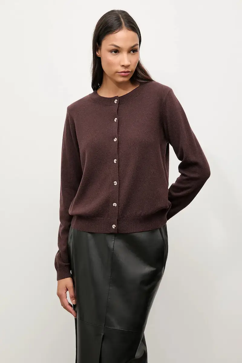 Answear.LAB Cardigan Donna Marrone 3771672 miniatura 4