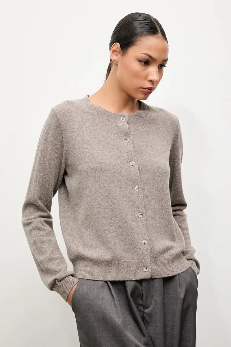 Answear.LAB Cardigan Donna Marrone 3771693 miniatura 4