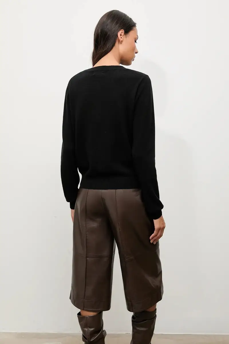 Answear.LAB Cardigan Donna Nero 3645064 miniatura 3