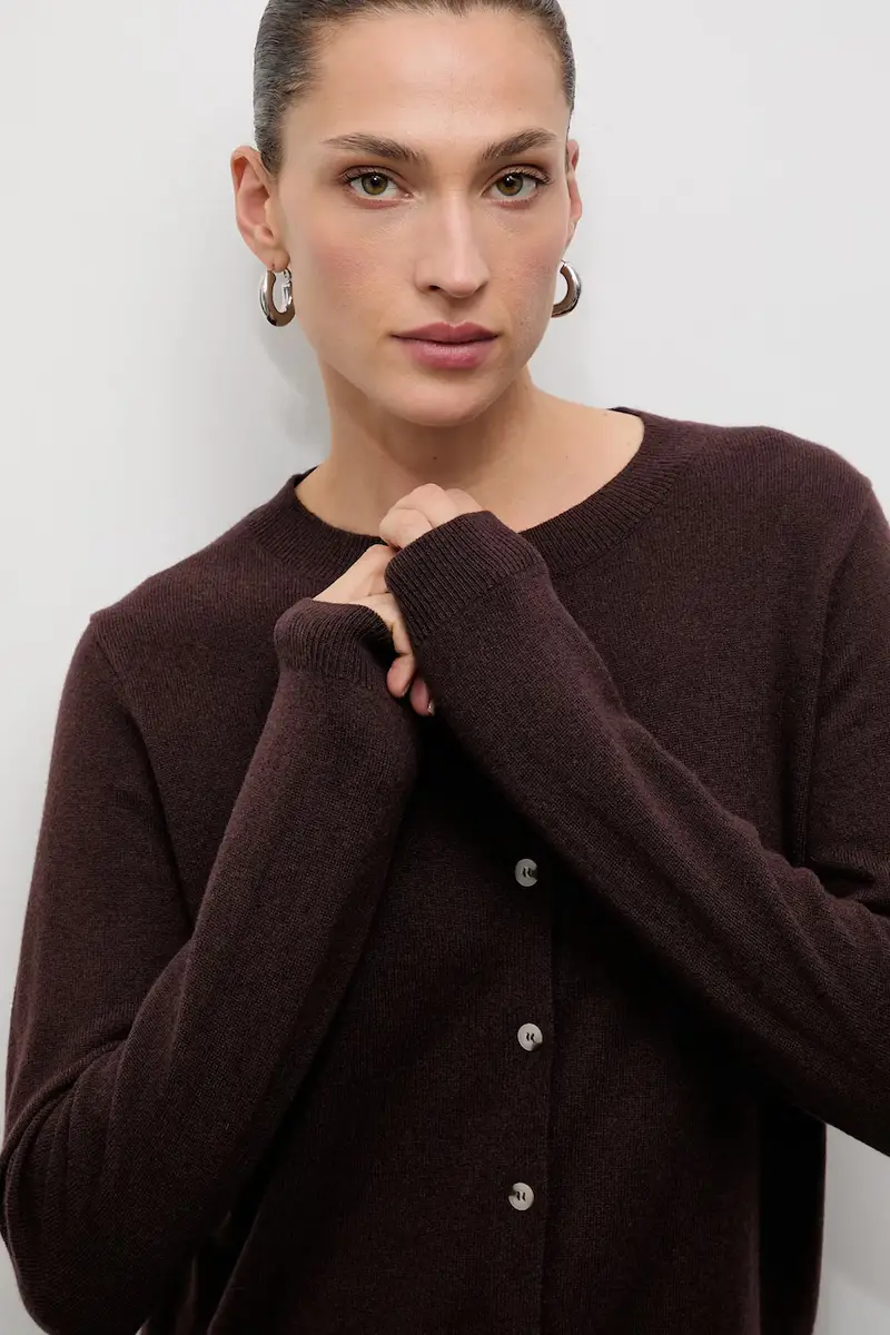 Answear.LAB Cardigan Marrone 4168569 miniatura 4