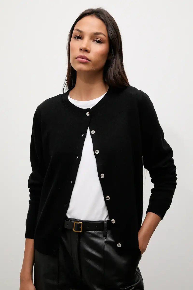 Answear.LAB Cardigan Nero 3957177 miniatura 4