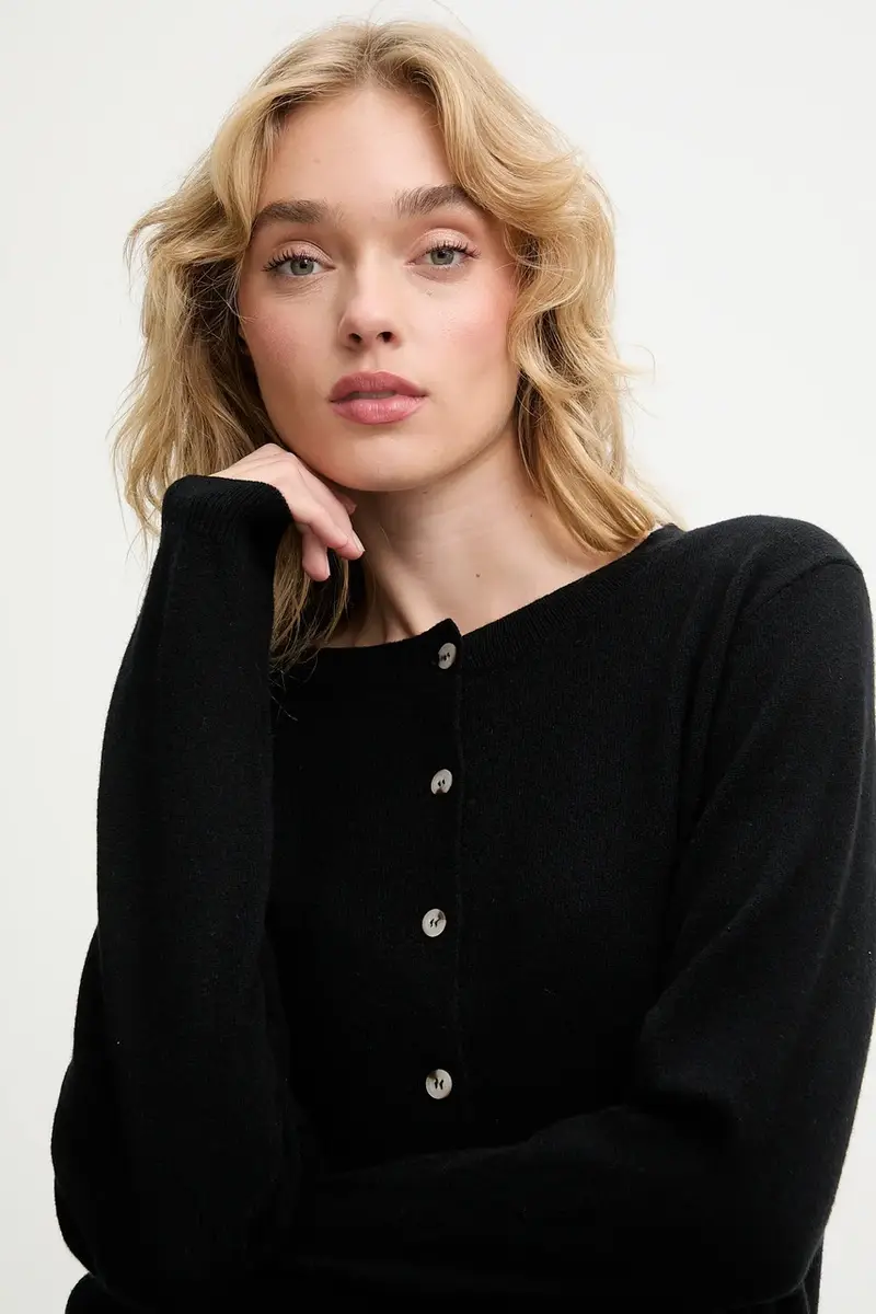 Answear.LAB Cardigan Nero 4149859 miniatura 5