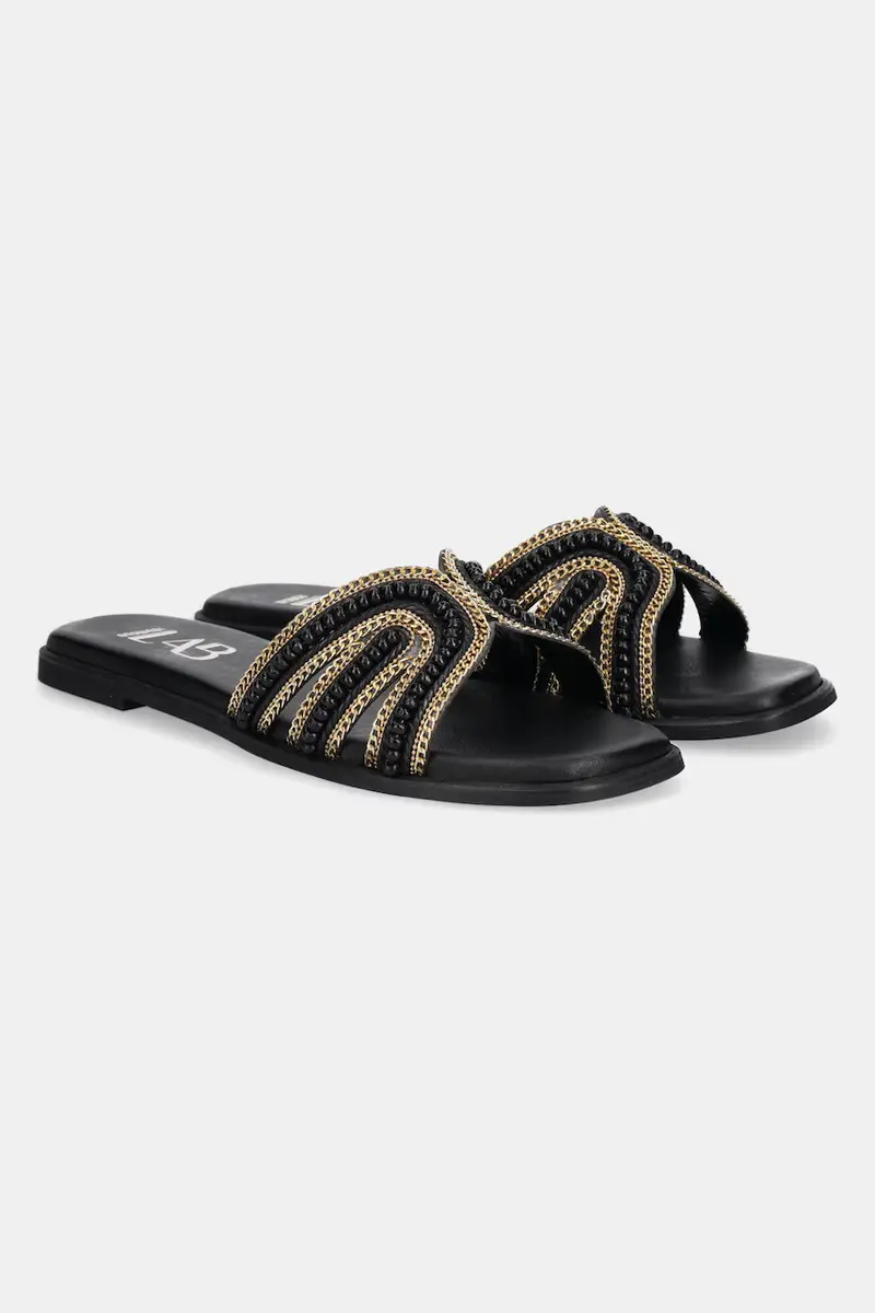 ciabatte slide donna colore nero miniatura 2