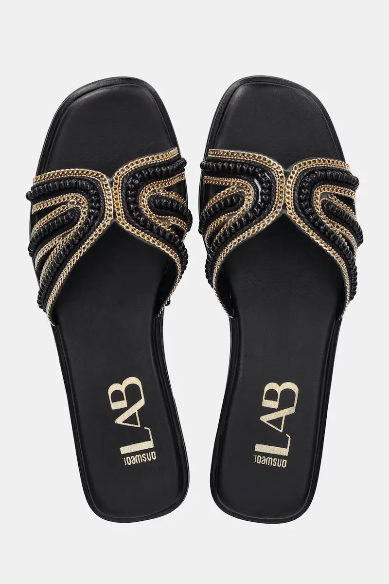 ciabatte slide donna colore nero miniatura 5