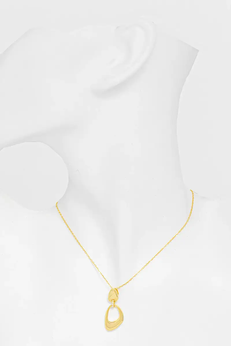 collana in argento placcato oro miniatura 2