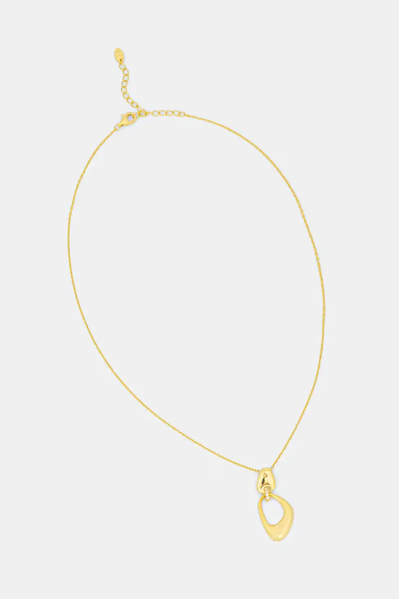 collana in argento placcato oro