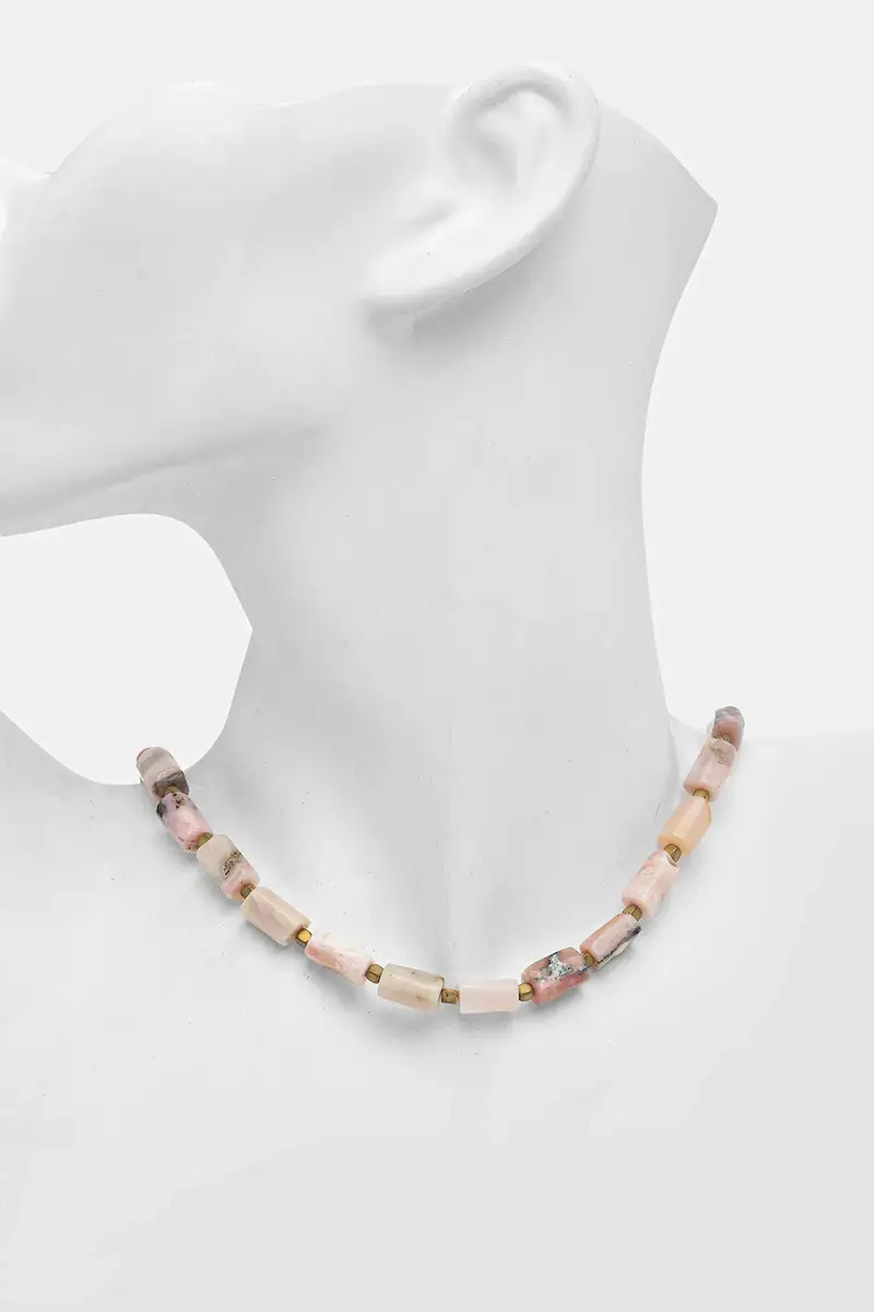 Answear Lab collana in opale, fatta a mano Rosa miniatura 3