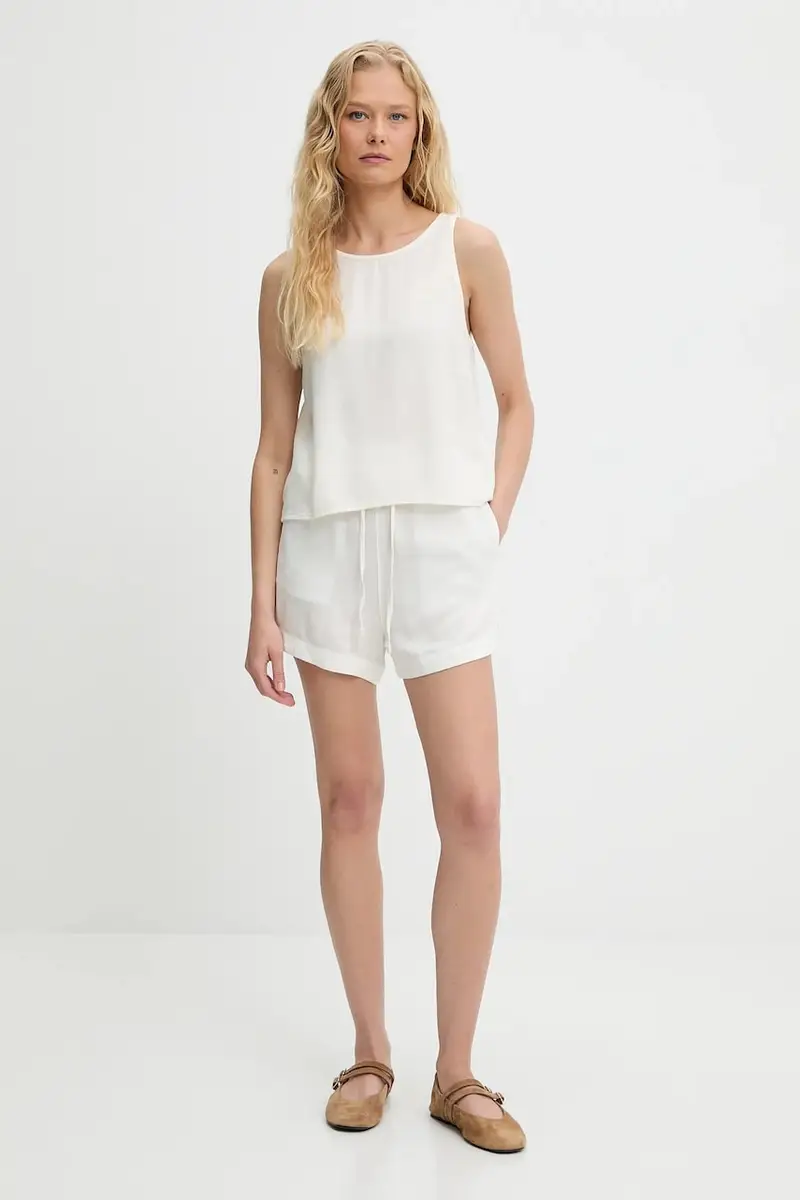 completo di lino donna colore bianco