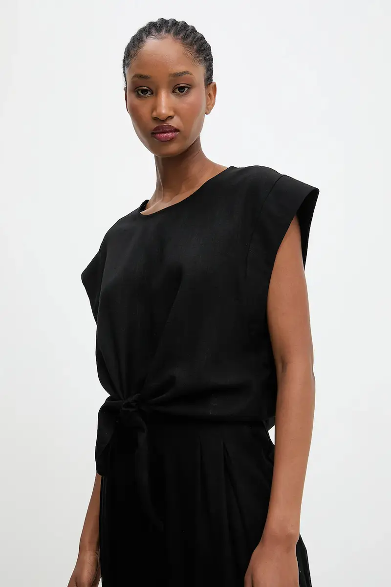 completo di lino donna colore nero miniatura 2